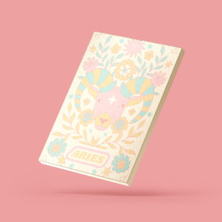 Impressão Em Tela Aries Celestial Zodiac Pastel Sonha Artes de Muro
