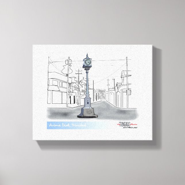 Impressão Em Tela Arima Dial, Trinidade (Frente)