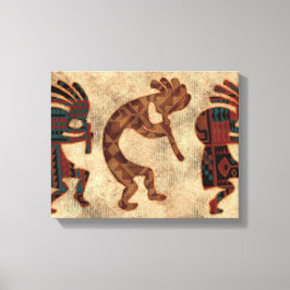 Impressão Em Tela Arizona Sudoeste Kokopelli Nativo Americano