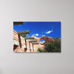 Impressão Em Tela Arizona, Window Rock. Capital dos Navajos