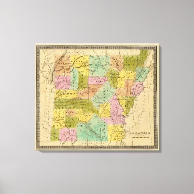 Impressão Em Tela Arkansas 4 (Frente)