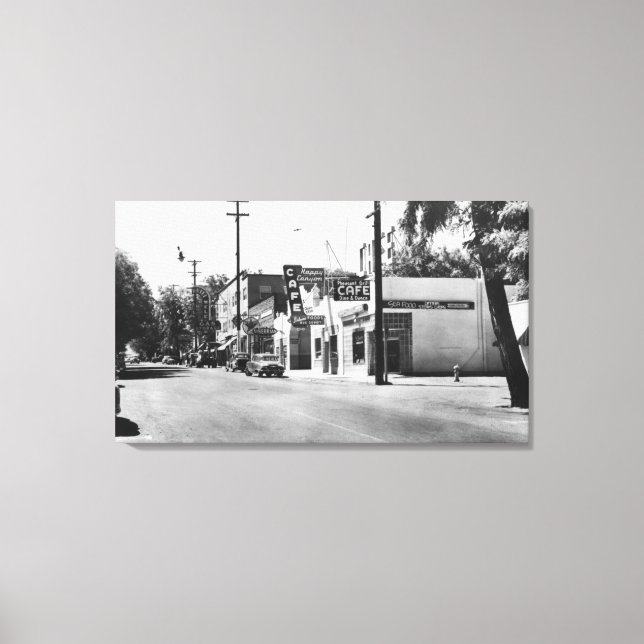 Impressão Em Tela Arlington, Oregon Main Street View Fotografia (Frente)