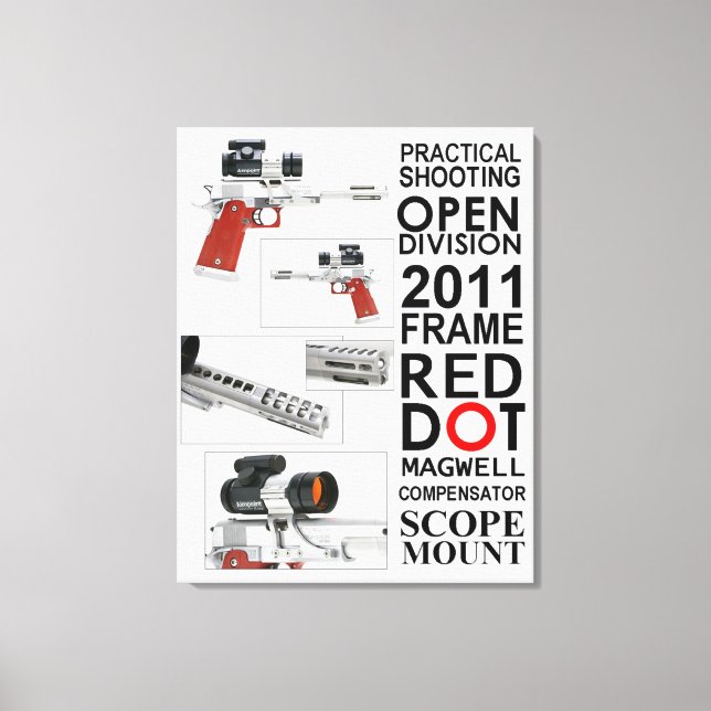 Impressão Em Tela Arma Aberta (Frente)