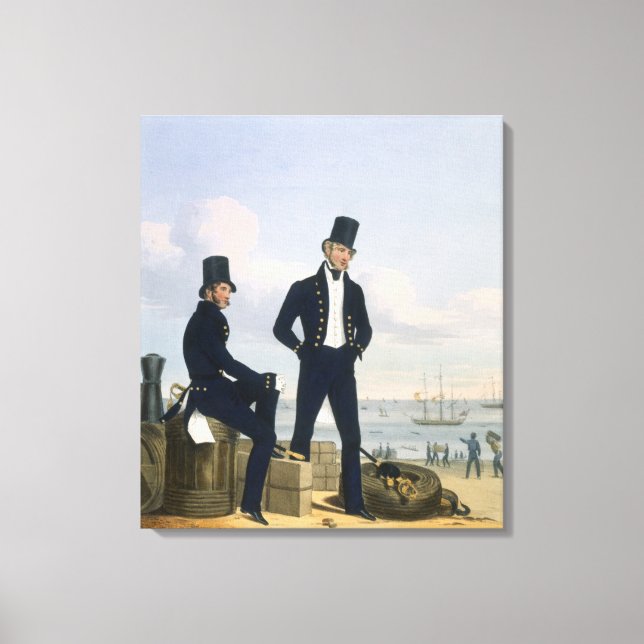 Impressão Em Tela Armadores, Boatswains e Carpinteiros, placa 11 de (Frente)