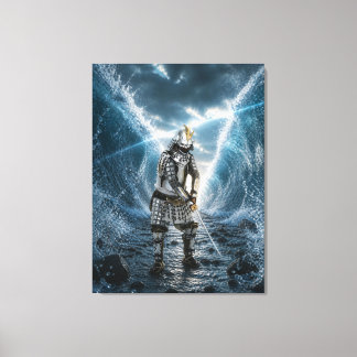 Impressão Em Tela Armadura de samurai Oda Nobunaga Água 30x40