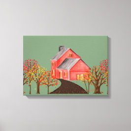 Impressão Em Tela Armário de Queda de CozyBun