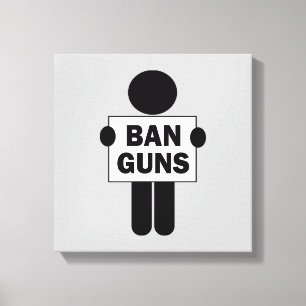 Impressão Em Tela Armas Ban