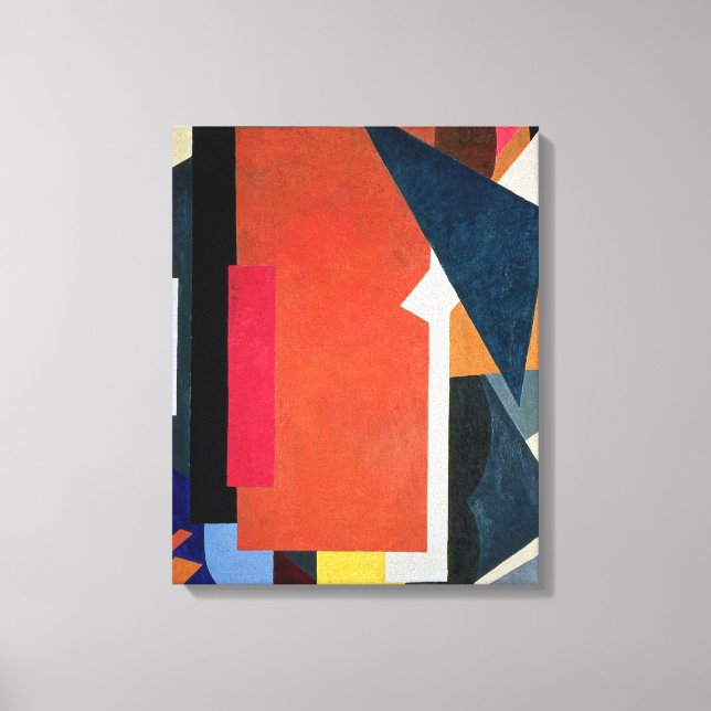 Impressão Em Tela Arquitetura Painterly, 1916-17 (Frente)