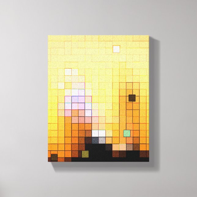 Impressão Em Tela Arranha-céu (Frente)