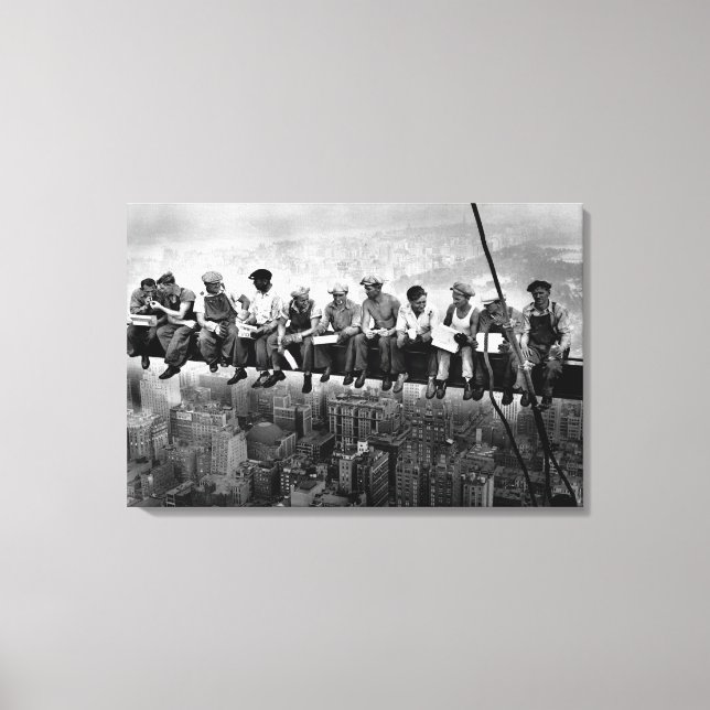 Impressão Em Tela Arranha-céu 1932 Ironários NYC (Frente)