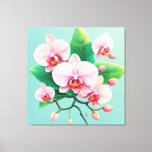 Arranjo de Flores de Orquídea Rosa