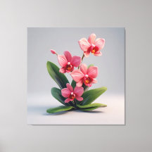 Arranjo de Flores de Orquídea Rosa