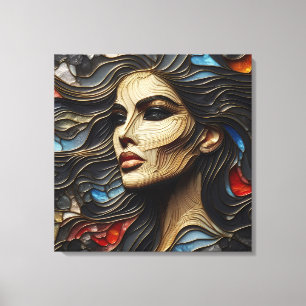 Impressão Em Tela Arrogância Revelada - IA Novamente