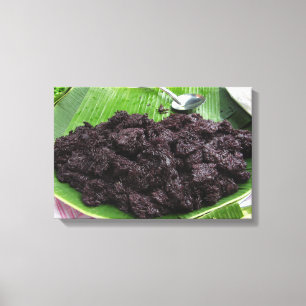 Impressão Em Tela Arroz Negro do Laos Tailandês [Khao Niao Dam]