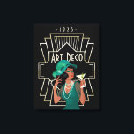 Impressão Em Tela Art Deco 1920 Lady Green Vestir Frame Dourado Pret<br><div class="desc">Estilo Vintage Art Deco com esta 1920 de vidro Lady Em um vestido verde e chapéu segurando um coquetel,  e uma estrutura de estilo de vinte anos de ouro e tipografia Art Deco e 1925. Seria excelente de arte na parede para bar do estilo Art Deco ou restaurante talvez.</div>