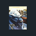 Impressão Em Tela Art Deco Locomotive Baltimore e Ohio<br><div class="desc">Arte Deco Locomotive Baltimore e Ohio.</div>