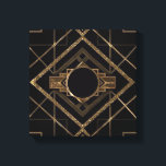 Impressão Em Tela Art deco, nouveau,vintage,preto,ouro,chic,elegante<br><div class="desc">Art deco,  nouveau, vintage, preto, ouro, chic, elegante, belo, moderno</div>