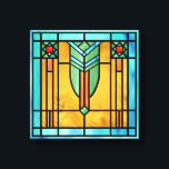 Impressão Em Tela Art Deco StainGlass 3<br><div class="desc">impressão de canvas de 12" x 12" com a imagem de um trabalho de arte de vidro colorido com o talo de Art Deco, que lembra determinadas 1920. Ver impressão de acrílico correspondente, impressão de metal, poster e decalque de parede. Veja toda a coleção This & Aquela tela Print na...</div>