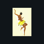 Impressão Em Tela Art Deco | Trovão negro por Paul Colin<br><div class="desc">Vintage Art Deco impressão do dançarino Josephine Baker, intitulado "Black Thunder", do artista Paul Colin (1892-1985). Misturando negócios com prazer, ele e o artista do Jazz, Josephine Baker, se tornaram extremamente bem sucedidos na Era Paris, a 1920 Jazz. Amante e amigo de Baker, Colin projetou a magnífica poster de Arte...</div>