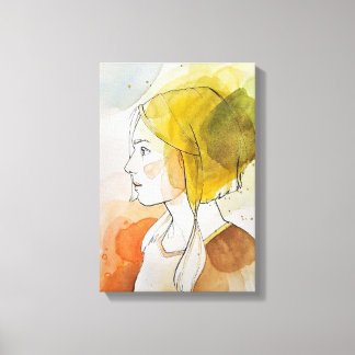 Impressão Em Tela Art Girl | Zazzle_Growth.