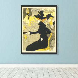 Impressão Em Tela Art Nouveau, Divã Japonês por Toulouse Lautrec