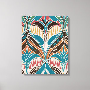 Impressão Em Tela Art Nouveau Padrão nº 11 em Emporio Moffa