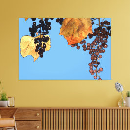 Impressão Em Tela Art Nouveau Uvas Congeladas