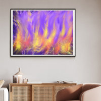 Arte Abstrata Cristã Profética Fogo do Espírito Sa