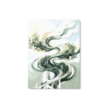 Arte Abstrata de Floresta Vertical | Arquitetura V