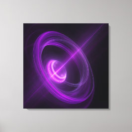 Impressão Em Tela Arte Abstrata de Luz Cósmica em Tela na Parede