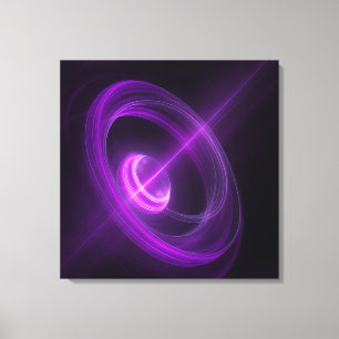 Impressão Em Tela Arte Abstrata de Luz Cósmica em Tela na Parede