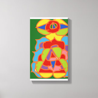 Impressão Em Tela Arte abstrata diferente mas legal