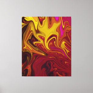 Impressão Em Tela Arte Abstrata Moderna Colorida   tela a óleo paste