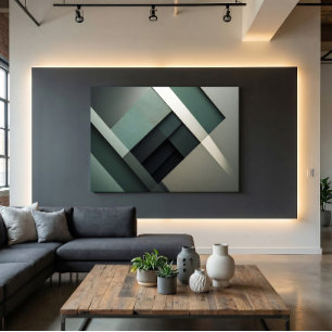 Impressão Em Tela Arte abstrata moderna combina perfeitamente em uma