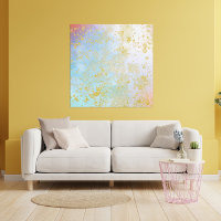 Arte abstrata moderna falsa pintura dourada brilha