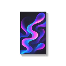 Arte Abstrata Neon Dreams para Parede | Moderna e 