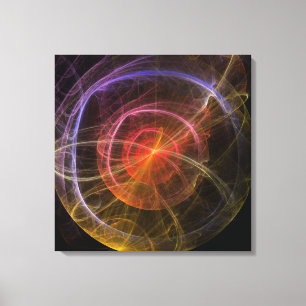 Impressão Em Tela Arte Abstrata Novo Mundo