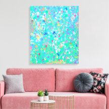 Arte Abstrata: Pequenas Criaturas Marinhas