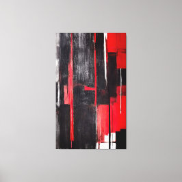 Impressão Em Tela Arte Abstrato moderna - Agressiva 002