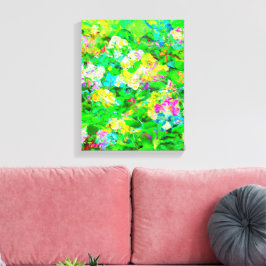 Impressão Em Tela Arte abstrato Verde