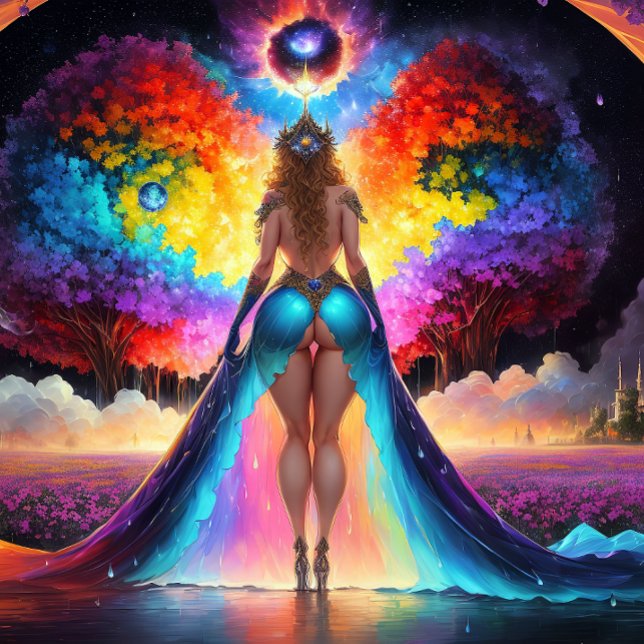 Impressão Em Tela Arte Amaja do Viagem Cortical (Criador carregado)