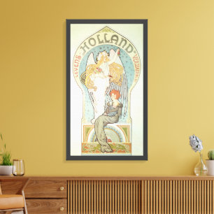 Impressão Em Tela Arte Antiga Modernista, Holanda Levensverzekering