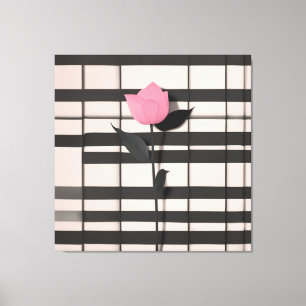 Impressão Em Tela Arte Botânica Minimalista