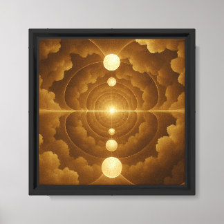 Impressão Em Tela Arte Celestial de Equilíbrio Energético