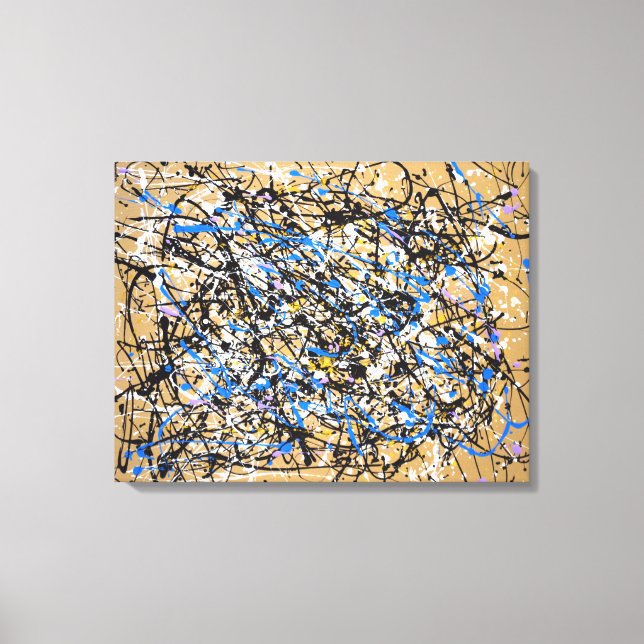 Impressão Em Tela Arte Contemporânea (Frente)