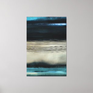 Impressão Em Tela Arte Costeira Contemporânea Abstrato moderna