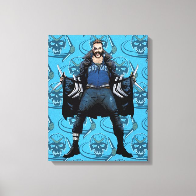 Impressão Em Tela Arte da banda desenhada do Bumerangue do pelotão | (Frente)