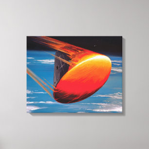Impressão Em Tela Arte da cápsula espacial do módulo de comando Apol