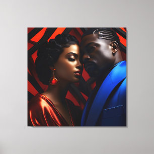 Impressão Em Tela Arte da moda africana