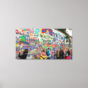 Impressão Em Tela Arte da parede dos músicos & dos artistas de Wall